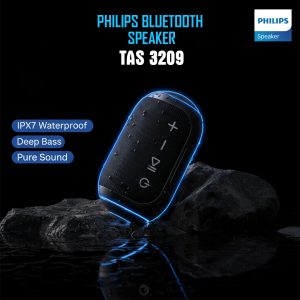Philips TAS3209 Portable Wireless IPX7 Waterproof Bluetooth Speaker – Black