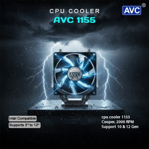 AVC Socket 1155 CPU Cooling Fan w Heatsink