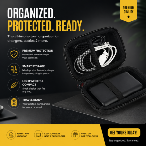 Portable Hard Disk Bag Case for External Hard Drive Disk