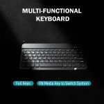 Bluetooth Wireless Ultra Slim Rechargeable Keyboard For Windows / Mac / Android Mini Keyboard With Light Weight 180g
