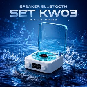 SPEAKER BLUETOOTH SET KW03 WHITE NOISE