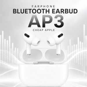 EARPHONE BLUETOOTH EARBUD AP3 CHEAP APPLE