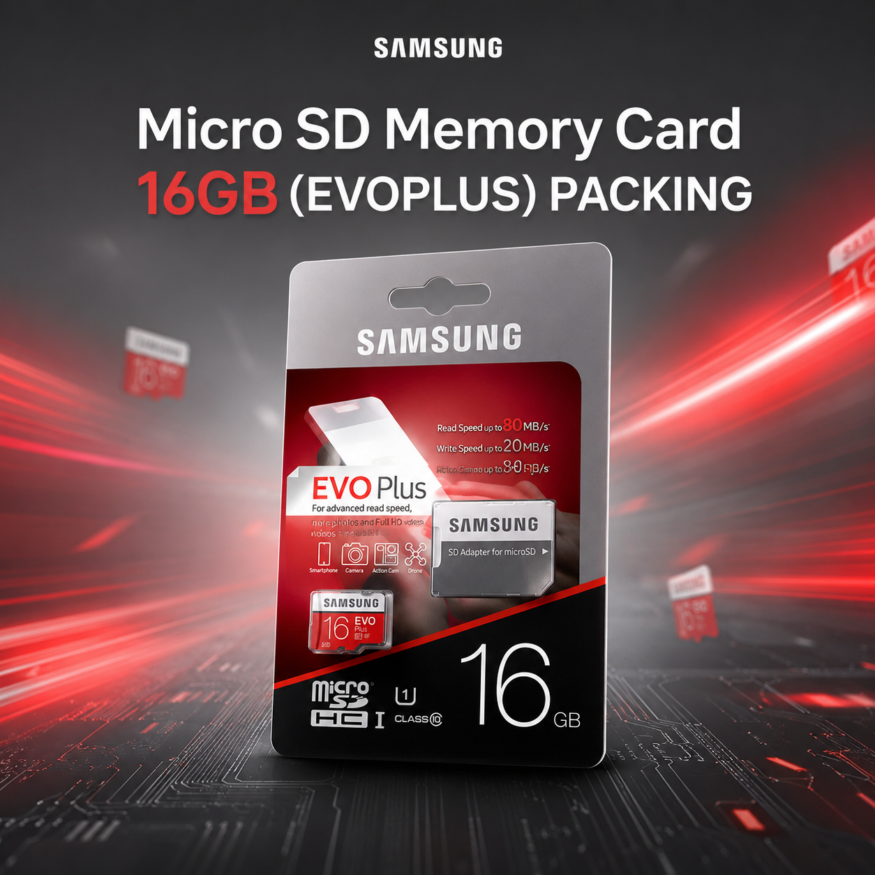 M.SD memory 4 Samsung 16GB Memory Card