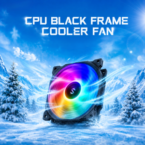 CPU Black Frame Cooler Fan