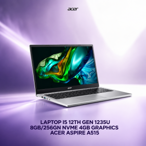 LAPTOP I5 12TH GEN 1235U 8GB/256GN NVME 4GB GRAPHICS ACER ASPIRE A515