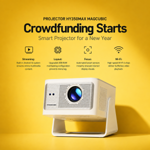 PROJECTOR HY350MAX 2+16, ANDROID 14, MAGCUBIC