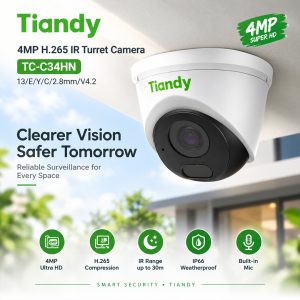TRUSTED Tiandy TC-C34HN Camera | Great 30m Base