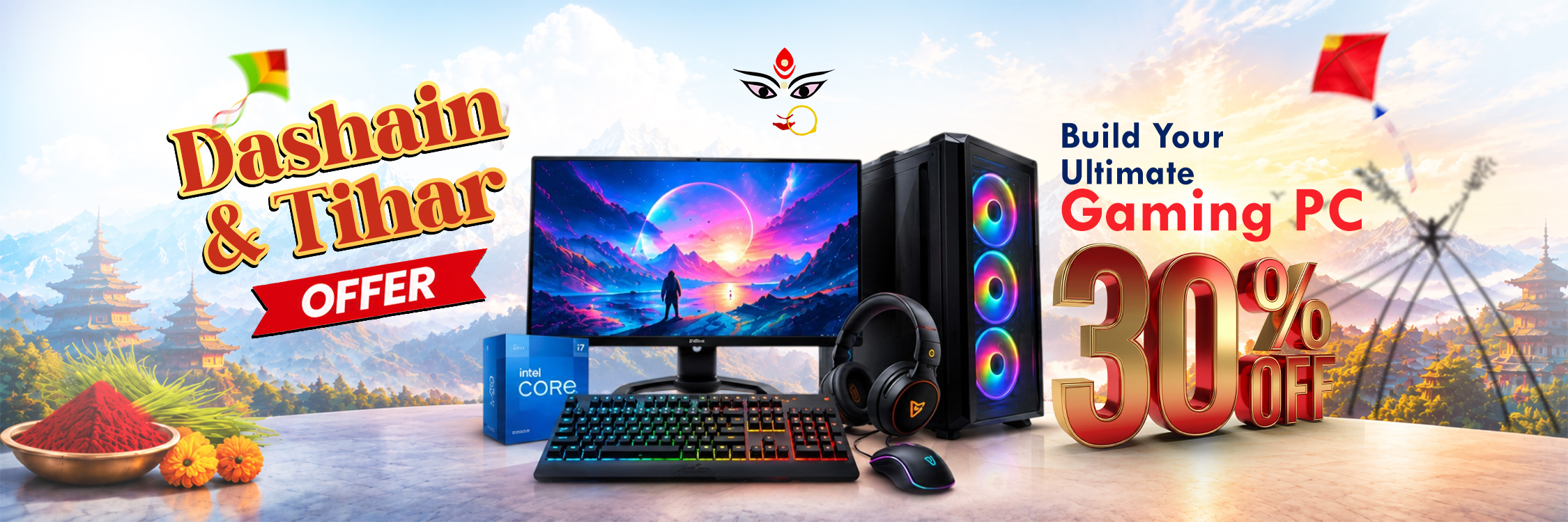 Dashain & Tihar Offer on Gaming PC - Gadget User Nepal