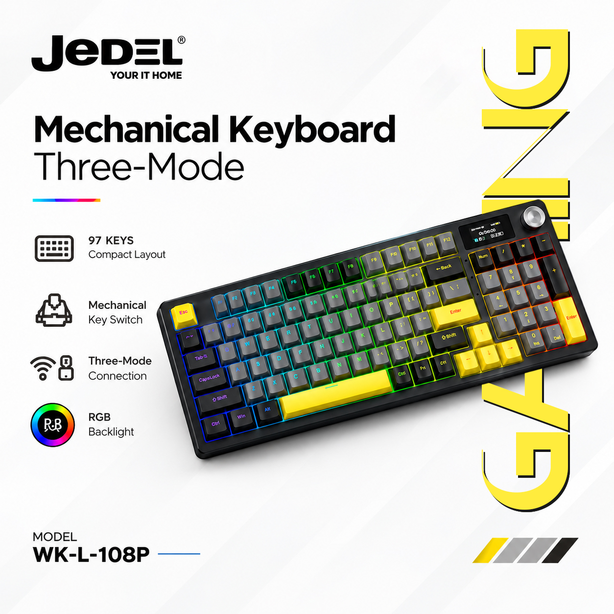 Keyboard Jedel WK-L-108P Keyboard